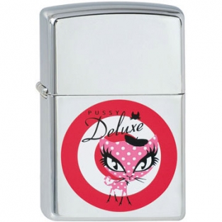 Zippo Pussy Deluxe french red inclusief graveren